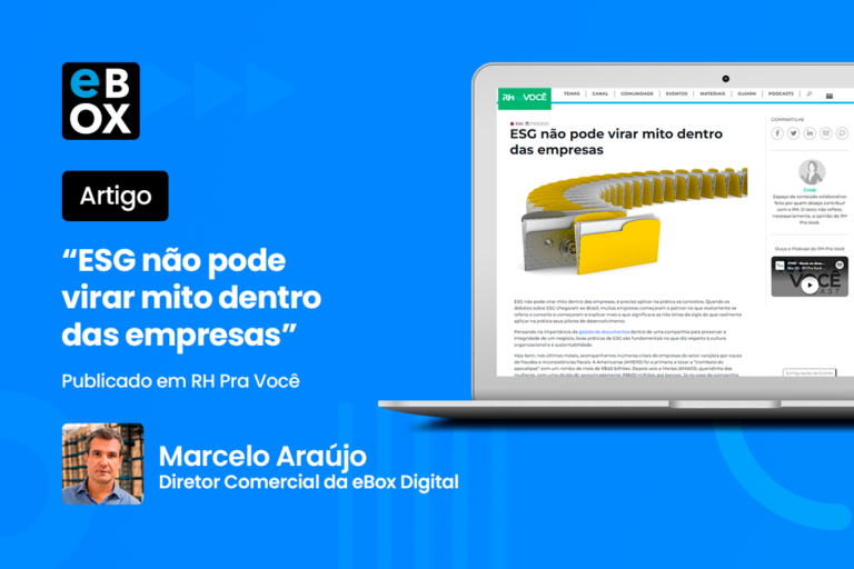 Artigo publicado no “RH pra Você” pelo Diretor Comercial da eBox, Marcelo Araújo