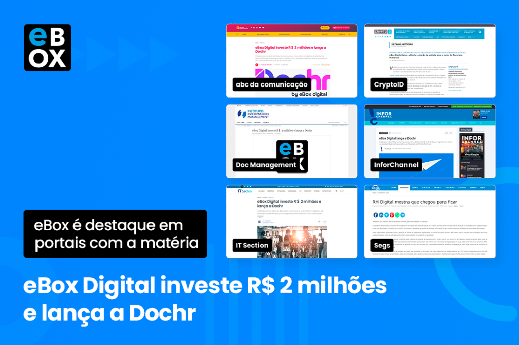 eBox é destaque em portais com matéria sobre lançamento da Dochr